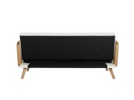 Birlea Mila Rattan And White Fabric Sofa Bed Thumbnail
