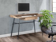 Birlea Urban Rustic Office Desk With Shelf And Drawer Thumbnail