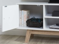 Birlea Shard TV Unit In White Thumbnail