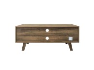 Birlea Shard TV Unit In Walnut And Black Thumbnail