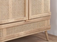 Birlea Noah Rattan 2 Door 1 Drawer Wardrobe Thumbnail