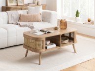 Birlea Noah Rattan Coffee Table Thumbnail