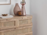 Birlea Noah Rattan 5 Drawer Chest Thumbnail