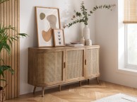 Birlea Noah Rattan 3 Door Sideboard Thumbnail
