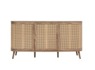 Birlea Noah Rattan 3 Door Sideboard Thumbnail