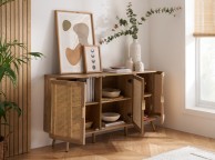 Birlea Noah Rattan 3 Door Sideboard Thumbnail