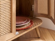 Birlea Noah Rattan 3 Door Sideboard Thumbnail