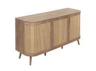 Birlea Noah Rattan 3 Door Sideboard Thumbnail
