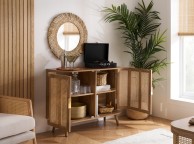 Birlea Noah Rattan 2 Door Sideboard Thumbnail