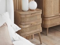 Birlea Noah Rattan 2 Drawer Bedside Thumbnail