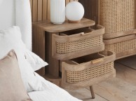 Birlea Noah Rattan 2 Drawer Bedside Thumbnail
