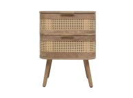 Birlea Noah Rattan 2 Drawer Bedside Thumbnail