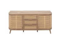 Birlea Noah Rattan 2 Door 3 Drawer Sideboard Thumbnail
