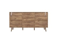 Birlea Noah Rattan 2 Door 3 Drawer Sideboard Thumbnail