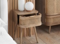 Birlea Noah Rattan 1 Drawer Bedside Thumbnail