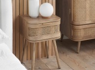 Birlea Noah Rattan 1 Drawer Bedside Thumbnail