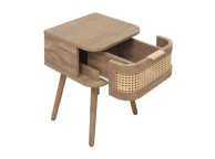 Birlea Noah Rattan 1 Drawer Bedside Thumbnail