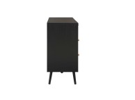 Birlea Croxley Rattan And Black Finish 7 Drawer Chest Thumbnail