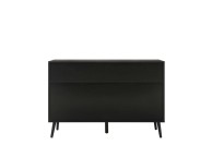 Birlea Croxley Rattan And Black Finish 7 Drawer Chest Thumbnail