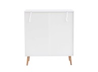 Birlea Croxley Rattan And White Finish 5 Drawer Chest Thumbnail