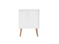 Birlea Croxley Rattan And White Finish 2 Drawer Bedside Thumbnail