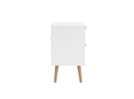 Birlea Croxley Rattan And White Finish 2 Drawer Bedside Thumbnail