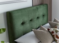 Kaydian Walkworth 4ft6 Double Winter Moss Green Fabric Ottoman Storage Bed Thumbnail