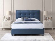 Kaydian Gainford 4ft6 Double Bolero Blue Steel Fabric Bed Frame Thumbnail