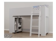 Flintshire Eden Grey Wooden Midsleeper Bed Thumbnail
