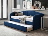 Flintshire Blue Fabric Day Bed With trundle Thumbnail