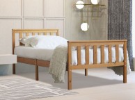Flintshire Marnel 3ft Single Oak Finish Wooden Bed Frame Thumbnail