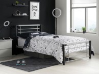 Birlea Faro 3ft Single Black And Silver Metal Bed Frame Thumbnail