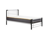 Birlea Faro 3ft Single Black And Silver Metal Bed Frame Thumbnail