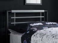 Birlea Faro 3ft Single Black And Silver Metal Bed Frame Thumbnail