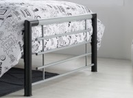 Birlea Faro 3ft Single Black And Silver Metal Bed Frame Thumbnail