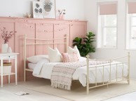 Birlea Emily 4ft Small Double Cream Metal Bed Frame Thumbnail