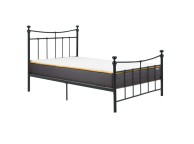Birlea Emily 4ft6 Double Black Metal Bed Frame Thumbnail