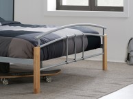 Birlea Tetras 5ft Kingsize Silver Metal Bed Frame Thumbnail