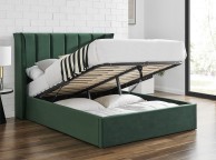 Limelight Polaris 4ft6 Double Emerald Green Fabric Ottoman Bed Frame Thumbnail