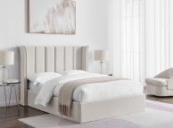 Limelight Polaris 4ft6 Double Natural Fabric Ottoman Bed Frame Thumbnail