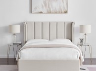 Limelight Polaris 4ft6 Double Natural Fabric Ottoman Bed Frame Thumbnail