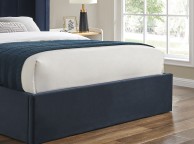 Limelight Polaris 5ft Kingsize Navy Blue Fabric Ottoman Bed Frame Thumbnail