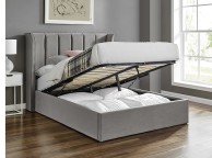 Limelight Polaris 5ft Kingsize Silver Fabric Ottoman Bed Frame Thumbnail