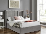 Limelight Polaris 5ft Kingsize Silver Fabric Ottoman Bed Frame Thumbnail