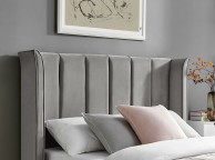 Limelight Polaris 5ft Kingsize Silver Fabric Ottoman Bed Frame Thumbnail