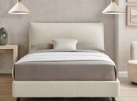 Limelight Luna 5ft Kingsize Ivory Boucle Fabric Bed Frame Thumbnail
