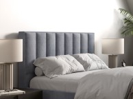 Flair Furnishings Riverside 4ft6 Double Grey Fabric Bed Frame Thumbnail