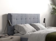 Flair Furnishings Perth 5ft Kingsize Grey Fabric Bed Frame Thumbnail