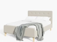 GFW Ashbourne 4ft6 Double Natural Fabric Bed Frame Thumbnail