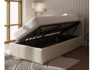 GFW Side Lift Ottoman 3ft Single Natural Fabric Bed Frame Thumbnail